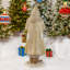 Arbre de noël à père noël holding old world