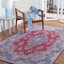 Tapis oriental rouge / bleu marine-1814502060