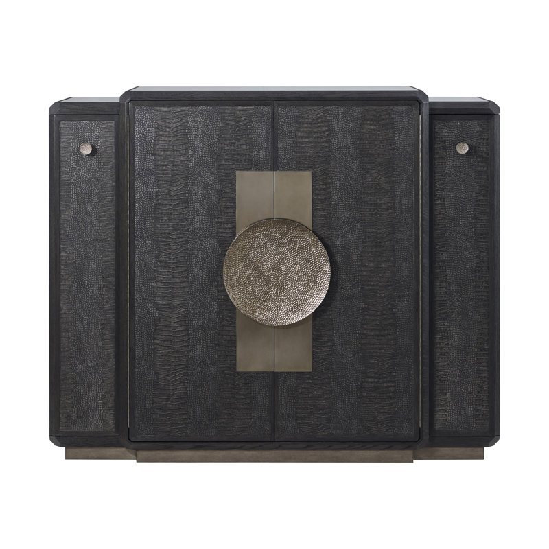 Spencer St. James Bar Cabinet, Onyx