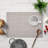 Elegant Brown PVC Placemats Set 18x12 Inches Heat Resistant Table Mats for Dining and Christmas Decor-181295429