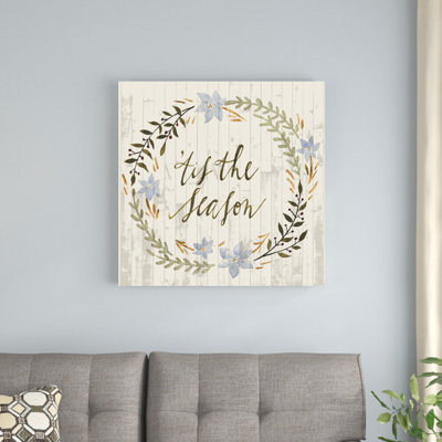 «Rustic Christmas IV» par Grace Popp - reproduction d'art sur toile tendue