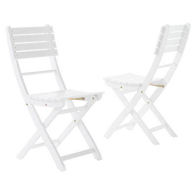 Folding Dining Chair - Wood, White, & Humidity , 400lbs Capacity, 20.42" D X 16.18" W 32.83" H, Easy To Fold Foldable Wood Proof, 400lb 20.5" 32.83", No Assembly Required