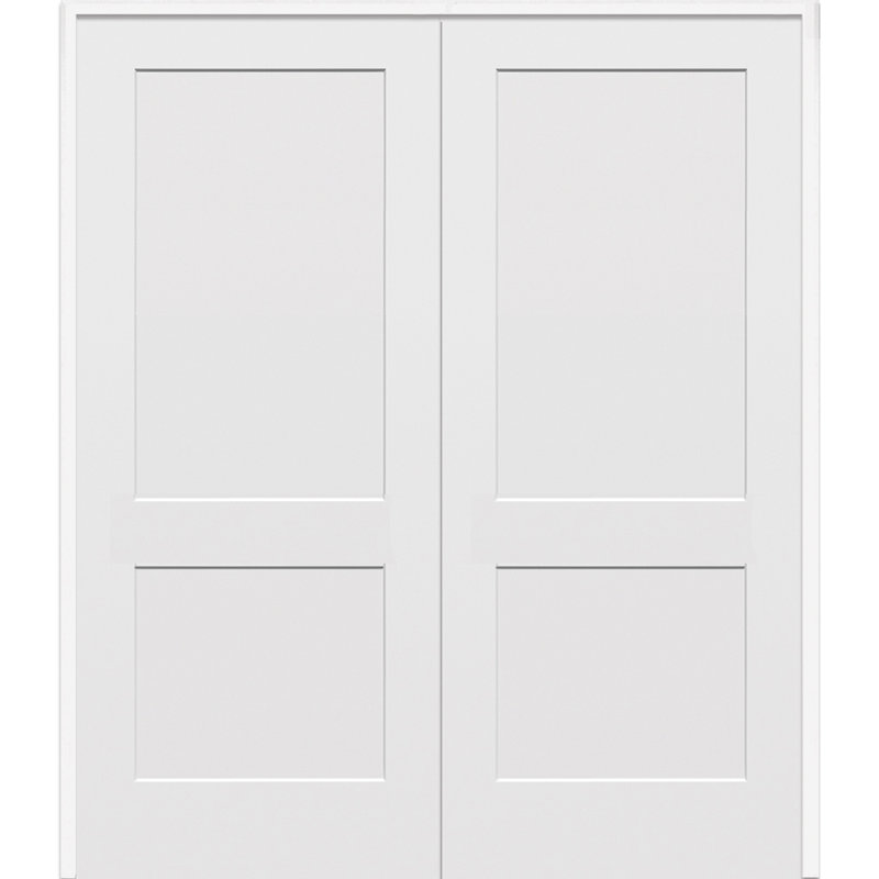 Porte standard intérieure moulée en bois manufacturé à panneau massif, 37,5 po x 81,75 po