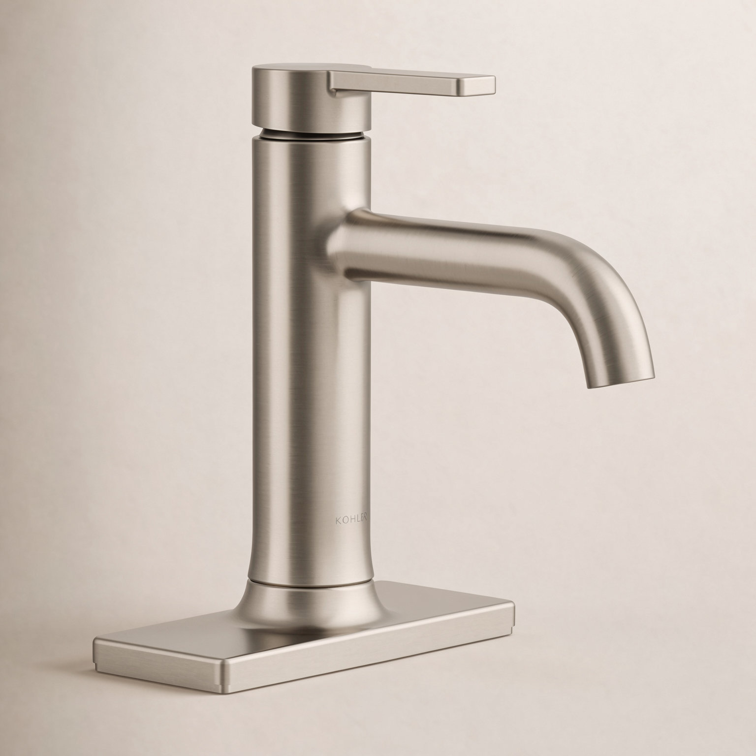 Venza Single-Handle Bathroom Sink Faucet, Vibrant Brushed Nickel