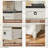 Farmhouse 5 Drawer Dresser For Bedroom, 33.2" Tall Small Dressers & Chest Of Drawers, Rustic Wood Dresser With Metal Handle, Storage Organizer Closet For Living Room, Hallway, Entryway-598933853