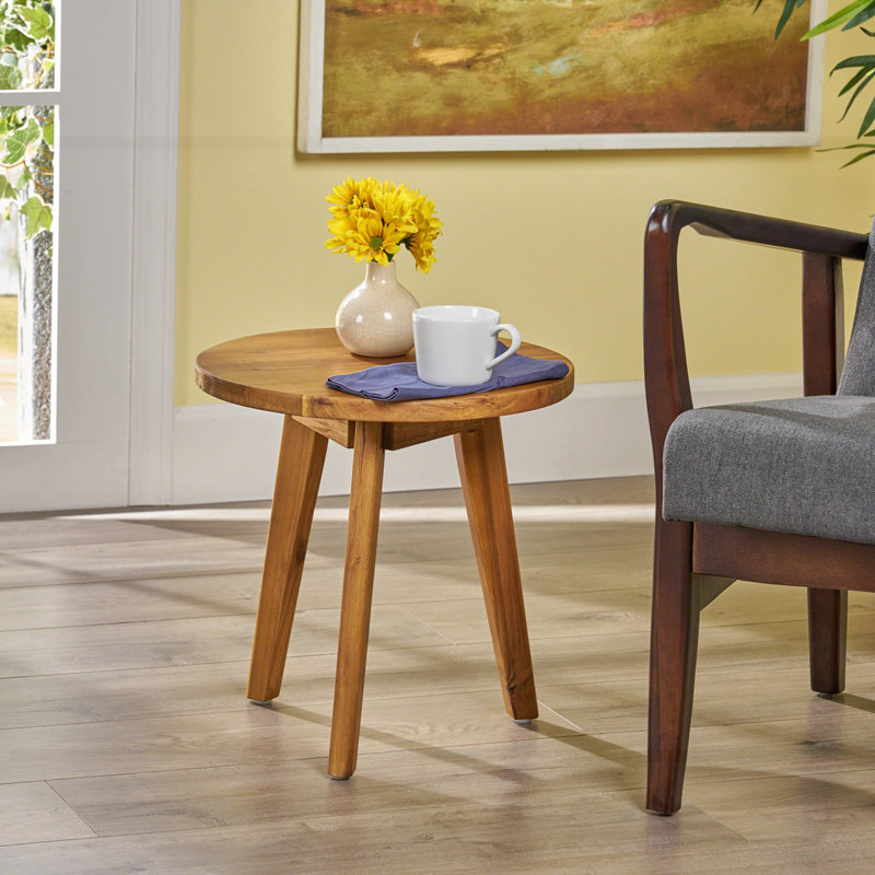 Table d'appoint d'extérieur Farmhouse, Teinte naturelle, Teinte naturelle