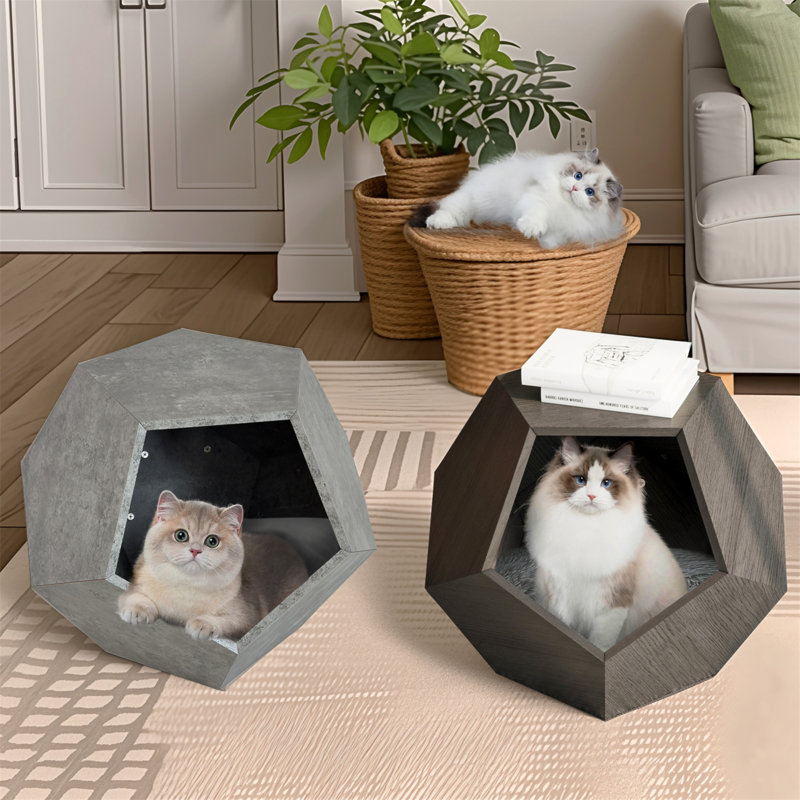 Table d'appoint pour chat 25,98 po, Noir