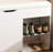 Entryway Bench with Shoe Storage,Adjustable 3-Tier Flip-Up Drawers & Hidden Cabinet,Space-Saving Shoe Organizer,Triple Storage and Modern Design,for Hallway and Living Room,White