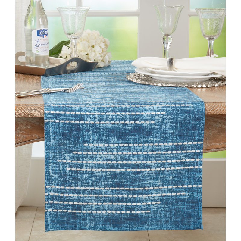 Rectangular Table Runner, Silver