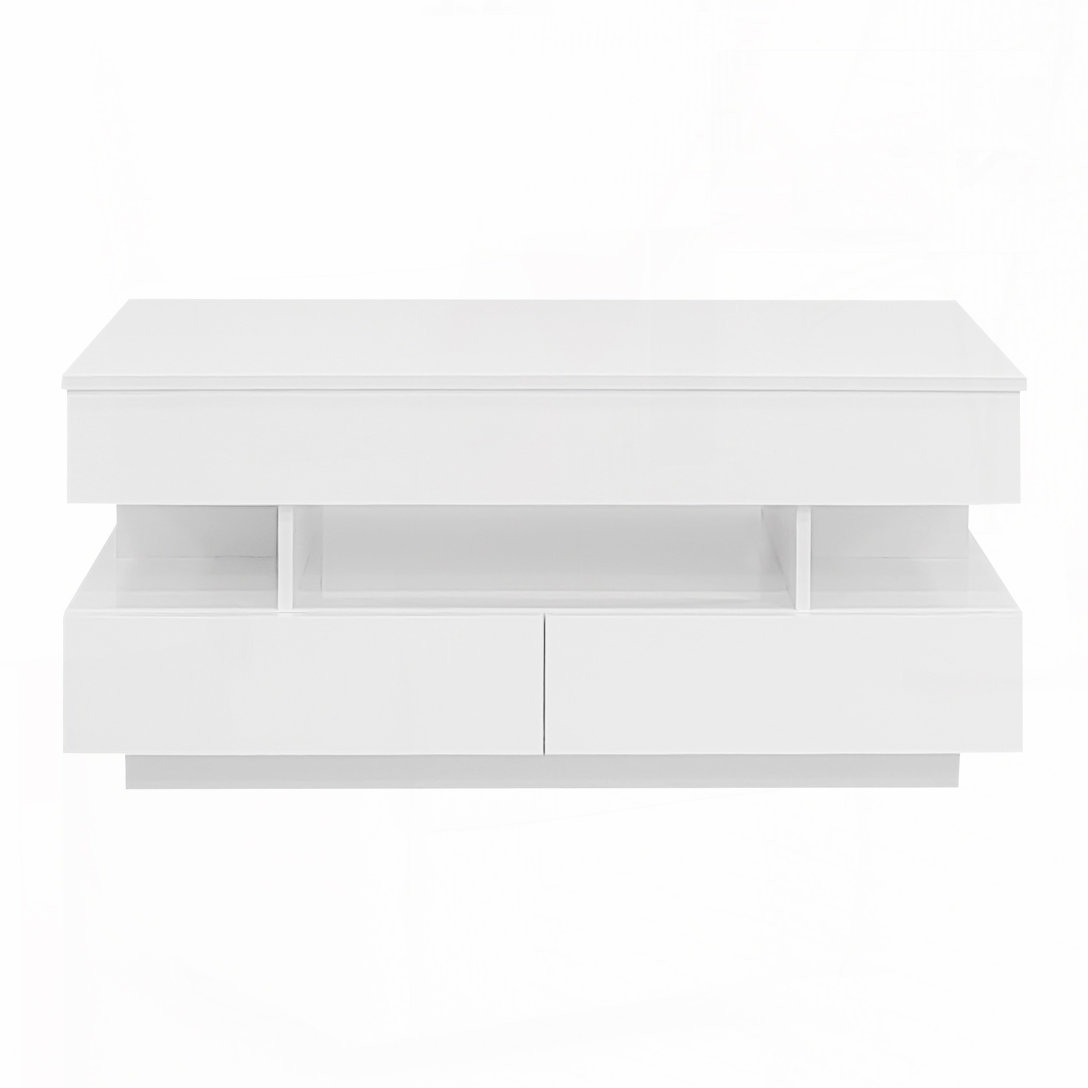 Latitude Run® Lift-Top Coffee Table with 2 Drawers | Wayfair