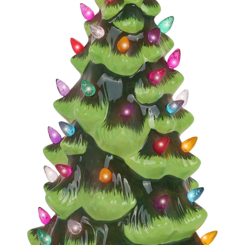Arbre de Noël rétro Nostalgic, Vert