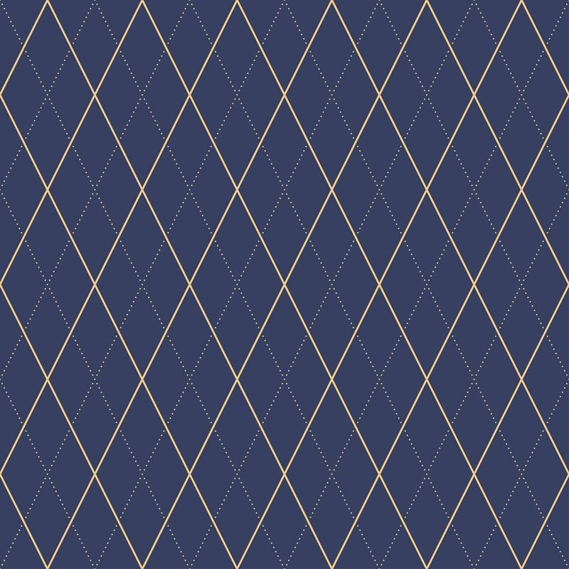 Rouleau de papier peint adhésif Tony-Lee Luxury, Indigo, L 8,5 pi x l 24 po
