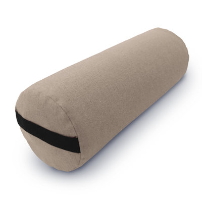 Batting Yoga Bolster - Studio Grade Pillow with Cover