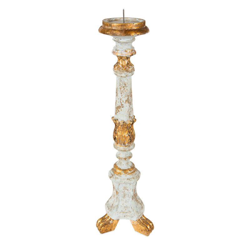 Porte-chandelles en bois Tudor