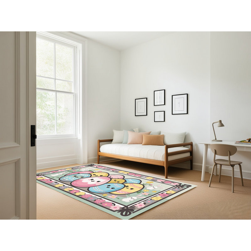 Tapis de vacances de Pâques The Holiday Aisle®, Rectangulaire 2 pi x 3 pi