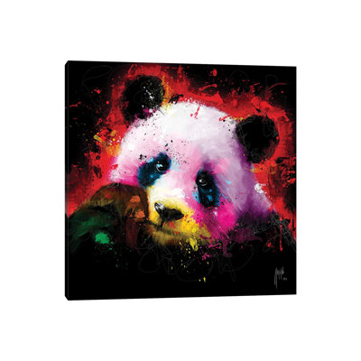 Panda Pop by Patrice Murciano - Wrapped Canvas Painting