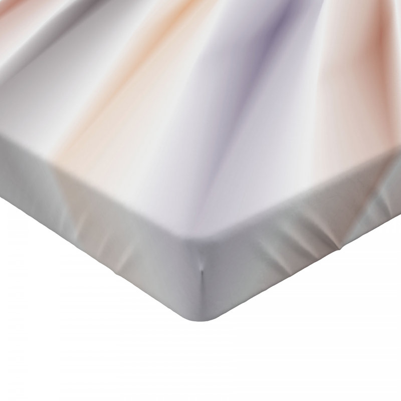 Microfiber Abstract Fitted Sheet, Twin XL Fitted Sheet
