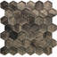 1.9" x 1.9" Glass Hexagon Mosaic Tile-61485184