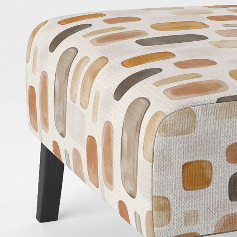 Fauteuil de chambre Country Farmhouse, Pantoufle sans accoudoirs