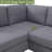 2-Piece Breathable Fluffy Fabric Sectional Sofa-2056249330
