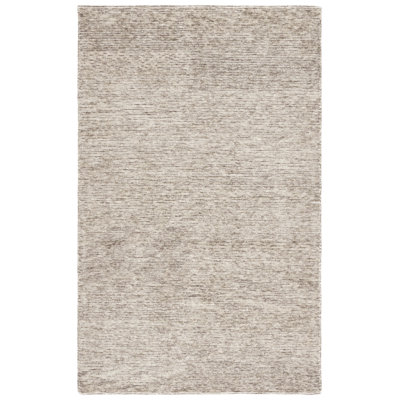 Tapis beige en coton touffeté à la main Kedwin