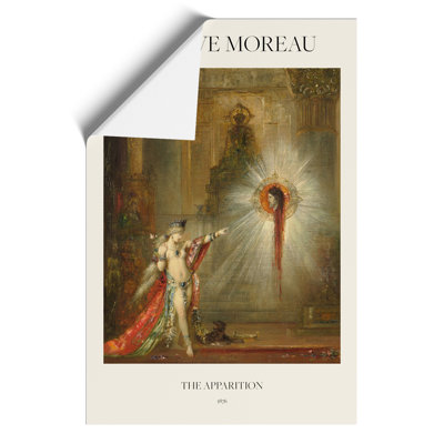 The Apparition Print by Gustave Moreau - Frameless Print