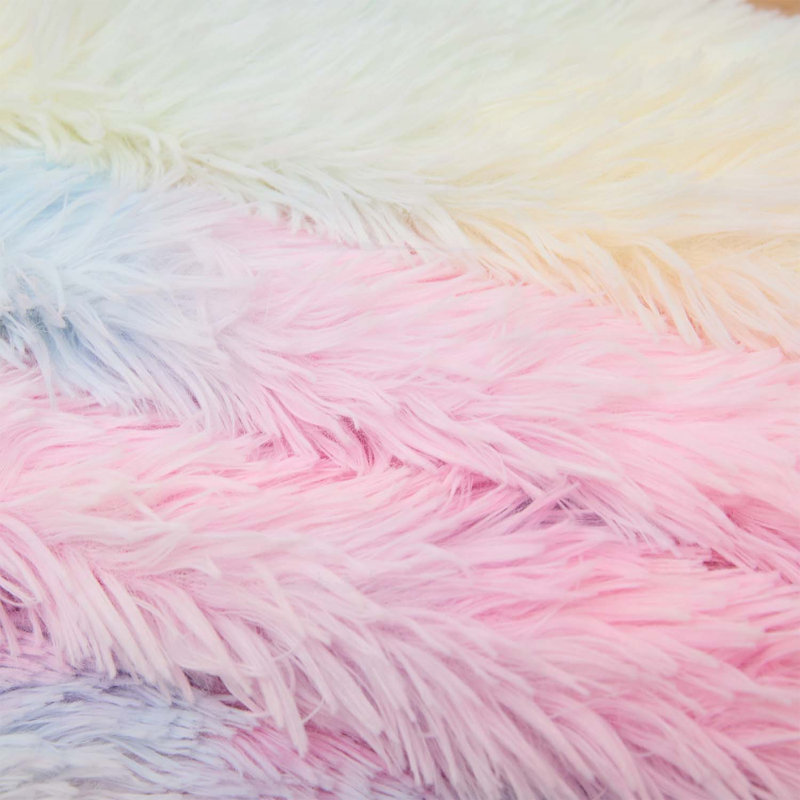 Pouf en fausse fourrure en forme de chat de 106 cm de large, fauteuil de sol confortable pour la lecture et les jeux, avec coussin pour la queue, idéal pour le salon et la chambre.