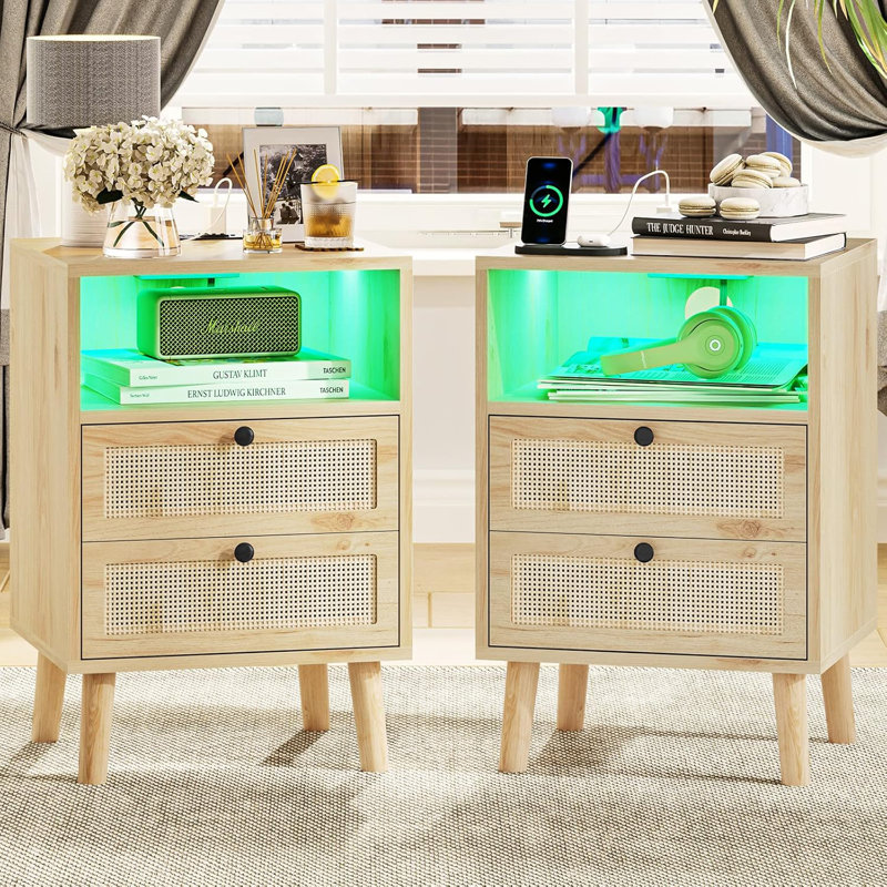 Table de chevet 15,7 po (ensemble de 2)