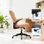 Fauteuil de bureau Pu, bureau ergonomique, fauteuil de direction pour ordinateur, fauteuil pivotant avec accoudoirs-1524338573
