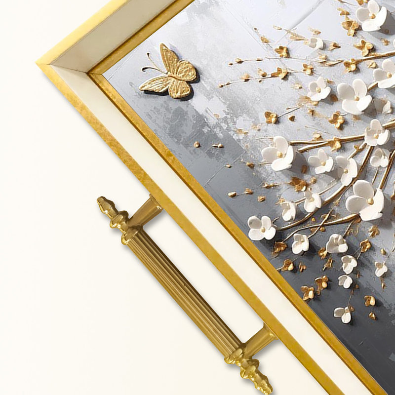 Élégant plateau en verre de 19,7 po x 11,4 po x 1,4 po | Fabrication 100% verre durable | Facile à nettoyer avec un chiffon humide | Idéal pour le service, la présentation décorative et l'organisation | Ajout élégant à la décoration intérieure