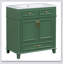 Meuble-lavabo 30 po sans comptoir, armoire de rangement en bois massif