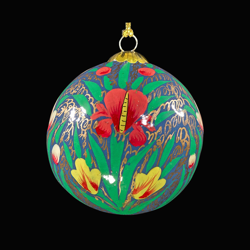 7.62cm Handmade Paper Bauble