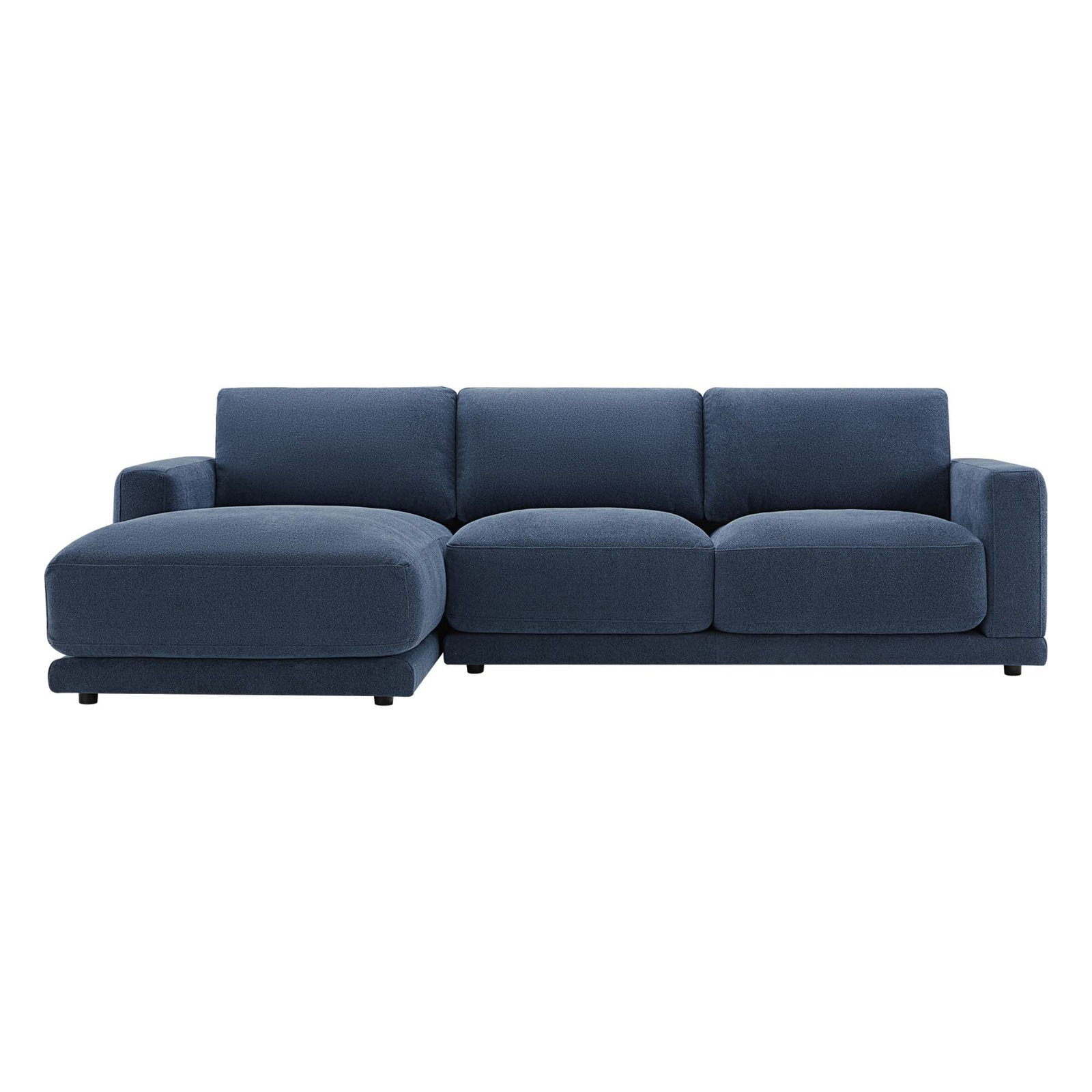 Blakes Cotton Sectional, Left Hand Facing, Elite Indigo Linen