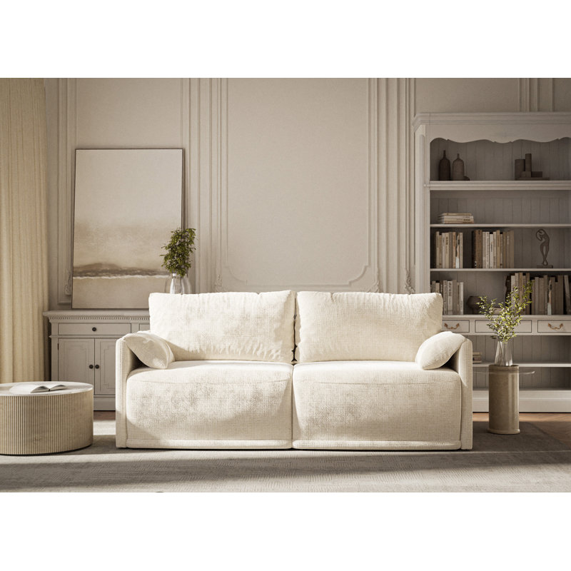 Sofa, Cream Chenille