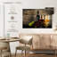 Raisins et vin sur toile-1968365704