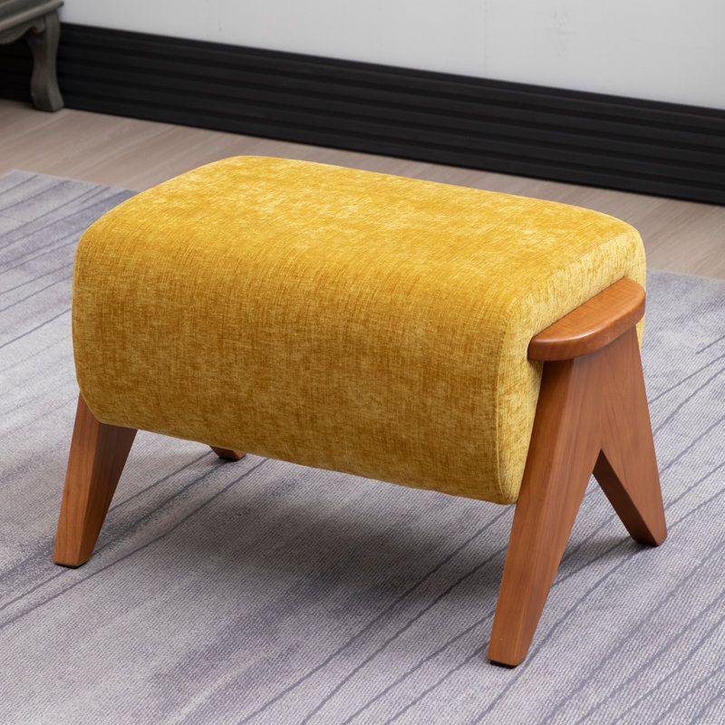 65cm Wide Ottoman, Yellow