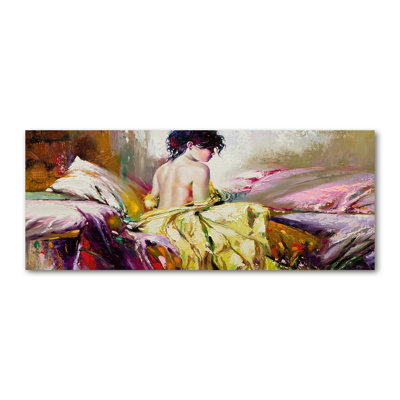 Half-Naked Woman - Print