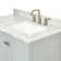 Flynt 37'' Single Bathroom Vanity with Carrara Marble Top