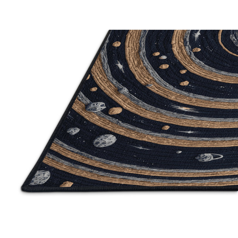 Tapis gris lavable à la machine, Rectangle 6 pi x 9 pi