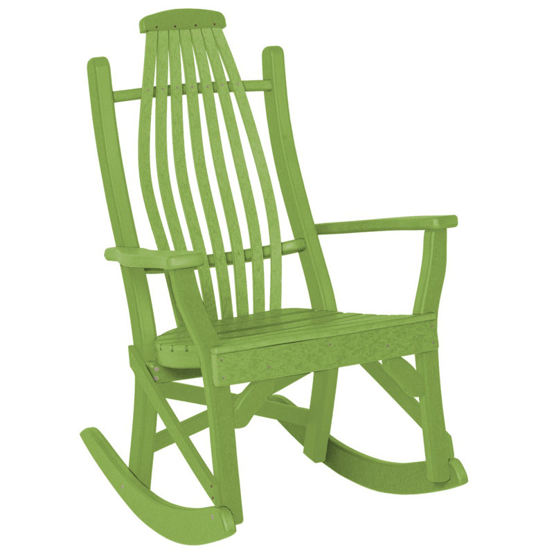Chaise berçante Bentwood, Vert lime