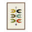 Décoration géométrique colorée abstraite de style Mid-Century Mid-Century pour salon, chambre à coucher X16-105806174-105806178