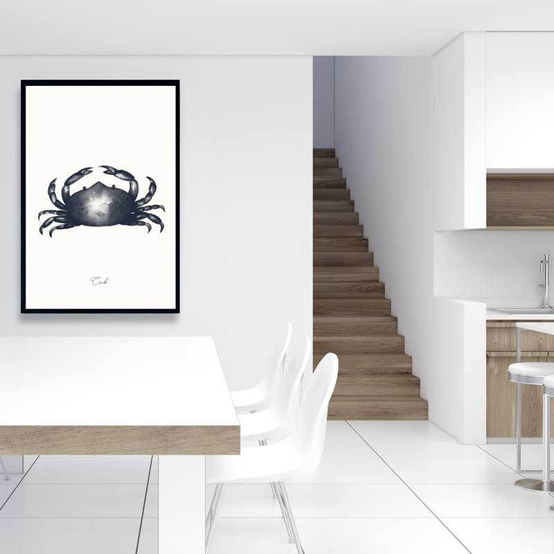 Reproduction de crabe bleu sur toile