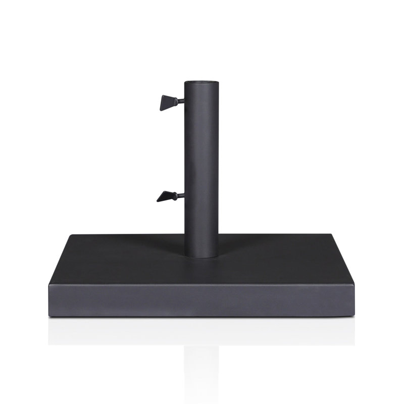 Socle de parasol autoportant en acier inoxydable Nadira