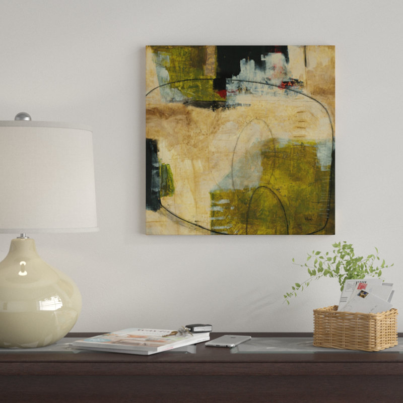 « cartes postales », impression sur toile, H 26 po x l 26 po x P 1,5 po, Pas de tapis, Toile tendue