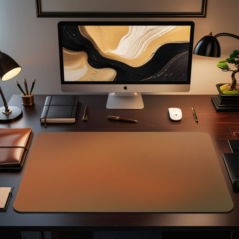Polyester Desk Pad, 23.6x13.8