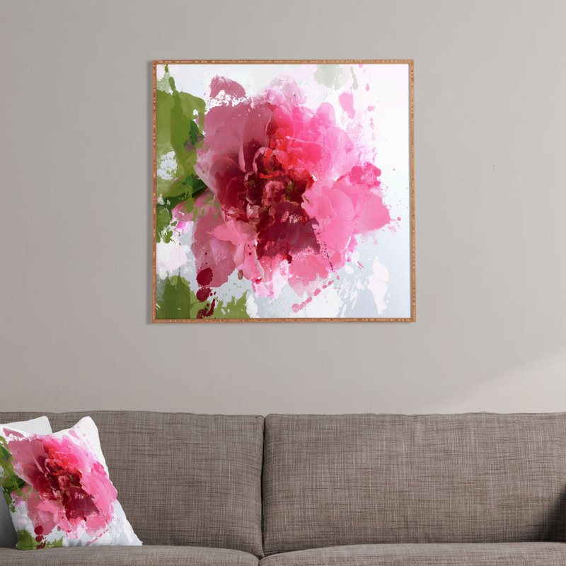 « Sparkle Brigh », reproduction d'art encadrée, H 20" x l 20" x P 1"