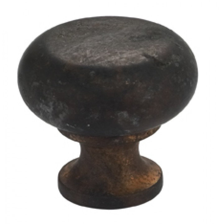 Poignée champignon surdimensionnée rétro de 1 9/16 po de diamètre, Fer rétro, H 1,23 po x l 1,23 po x P 0,88 po