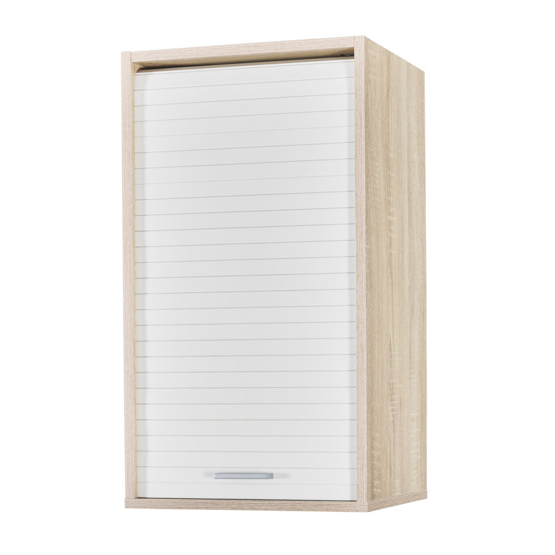 Atakan 72cm Kitchen Pantry, Oak/White