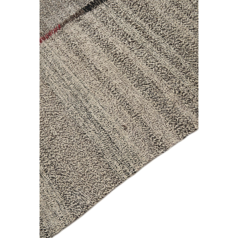 Tapis noir et blanc Ousley