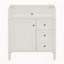 Meuble-lavabo de salle de bain de 30 po sans lavabo supérieur, armoire de rangement moderne avec 2 tiroirs et un tiroir rabattable (BASSIN INCLUS)-112605952